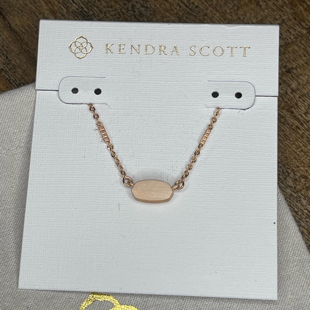 NWT- Kendra Scott Rosegold Necklace